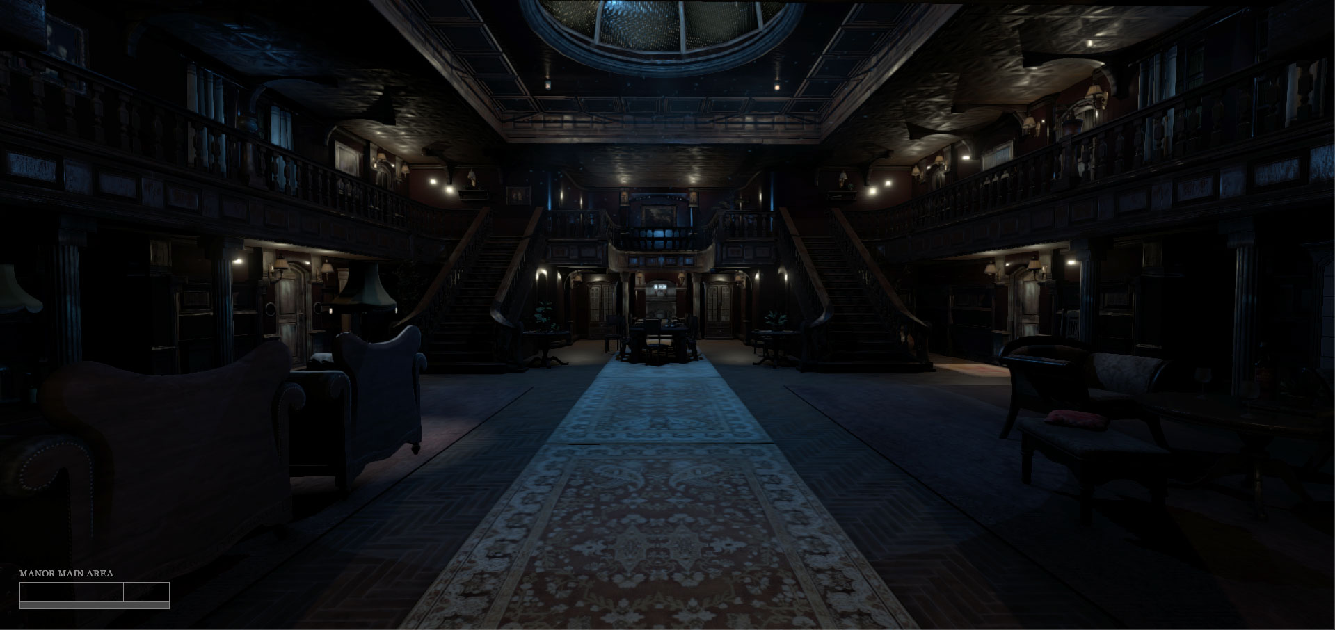 The grand hall location in Deathbloom Chapter 1