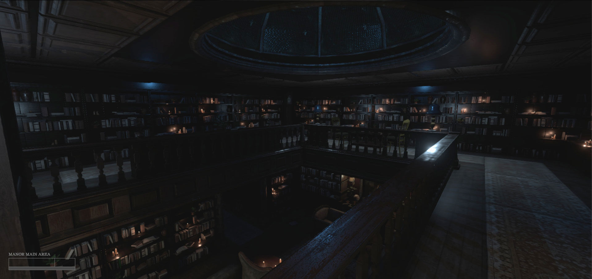 The library location in Deathbloom Chapter 1