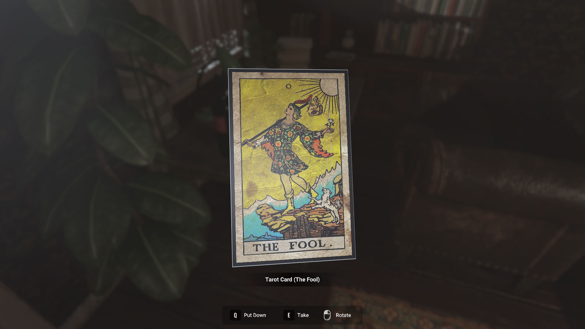 Finding the fool tarot card in The Swine
